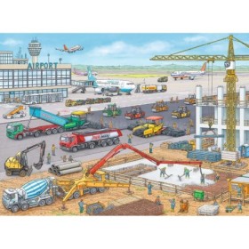 Puzzle santier pe aeroport 100 piese